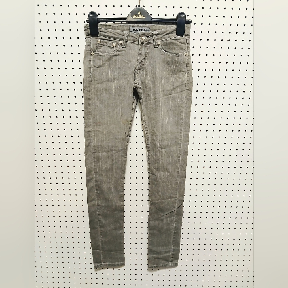 Tag Blue Classic Gray Skinny Jeans for Women